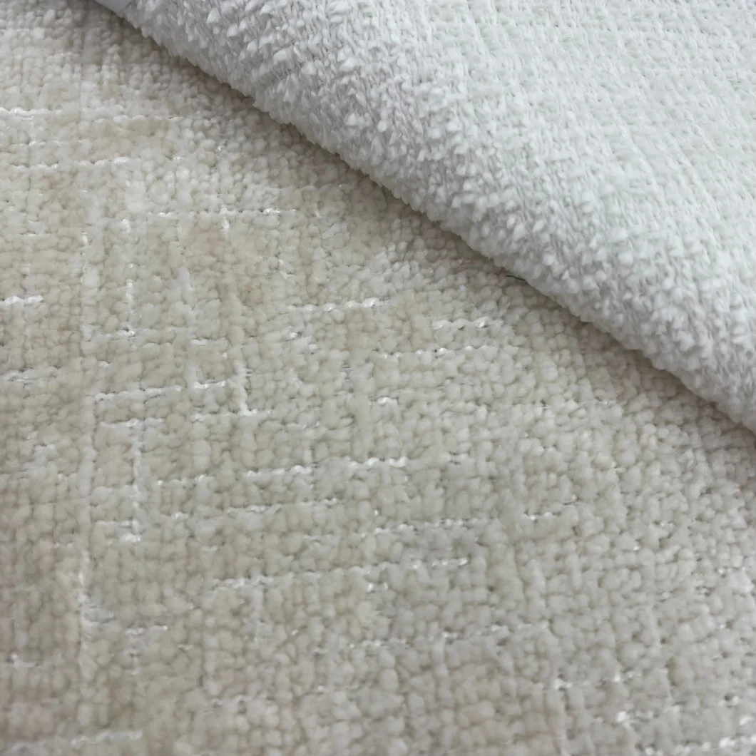 20%Viscose 80%Polyester Chenille Woven Furniture Fabric for Sofa Cushion Mat Bedding