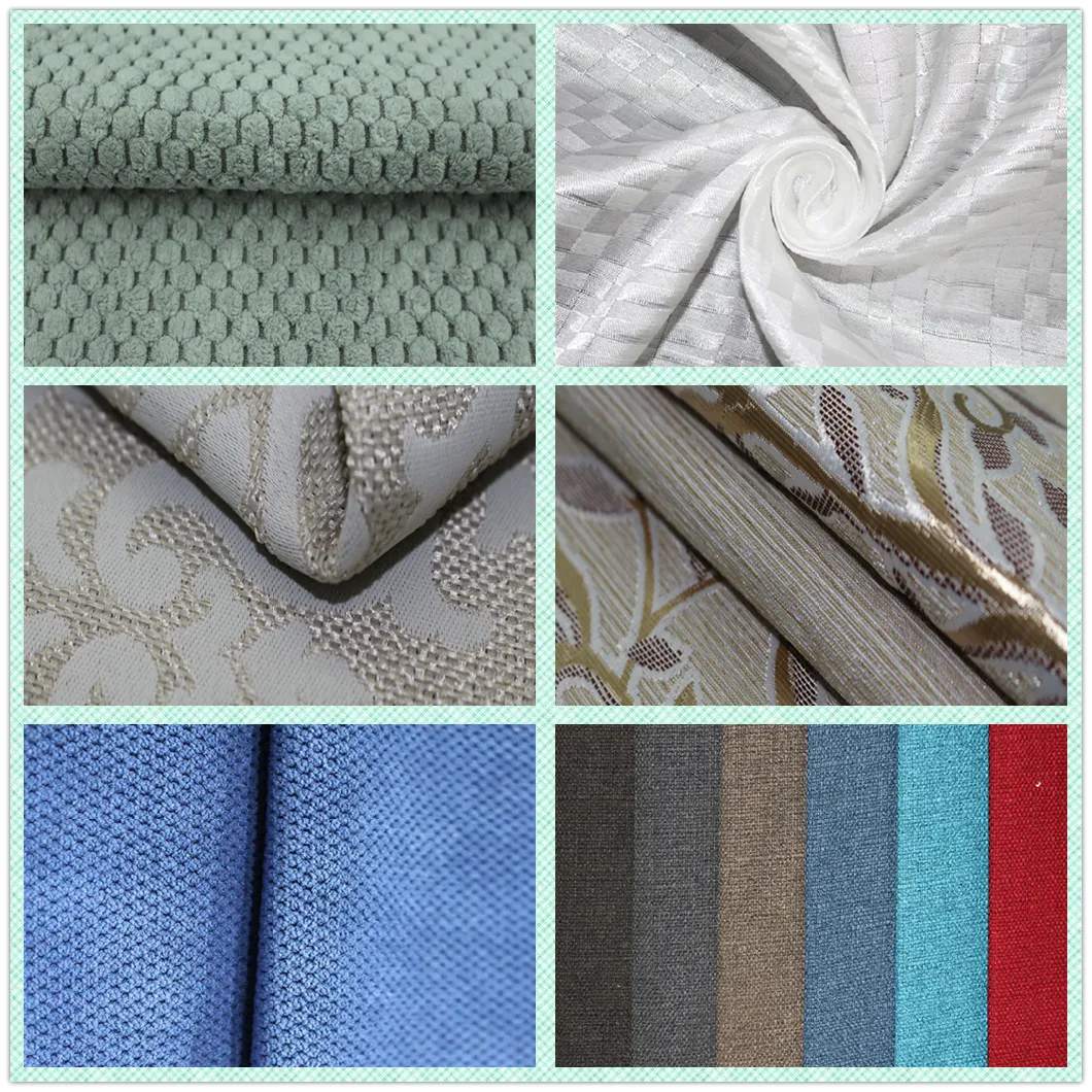 100% Polyester Chenille Jacquard Sofa Fabric Furniture Upholstery Fabric