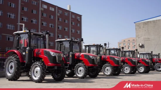 Equipo agrícola Tractor de ruedas agrícolas en el jardín con multiusos/Máquina china de venta caliente